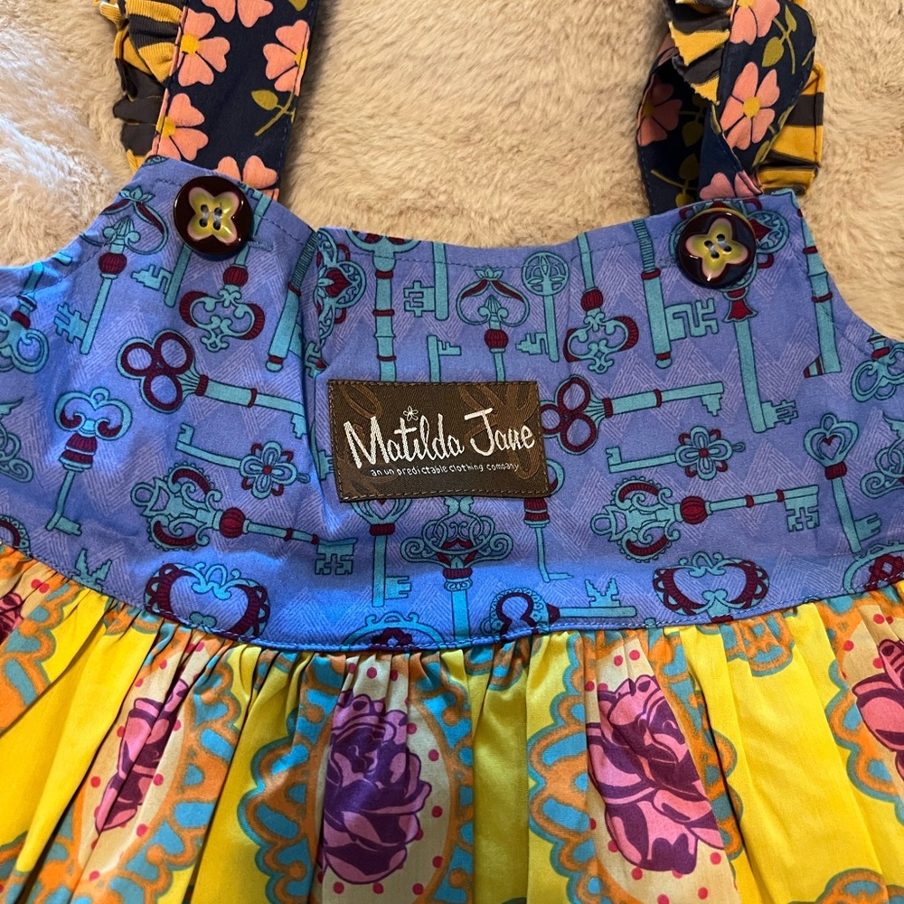 Matilda Jane Blue and Yellow Dress